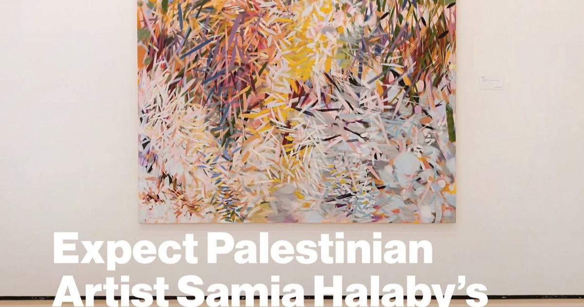 Samia Halaby - Press | Ayyam Gallery